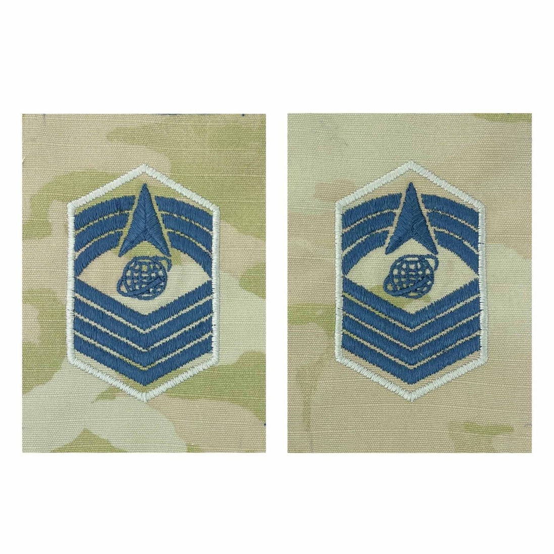 Space Force Rank: Chief Master Sergeant - OCP sew-on NEW - Hooyah Woodworks LLC