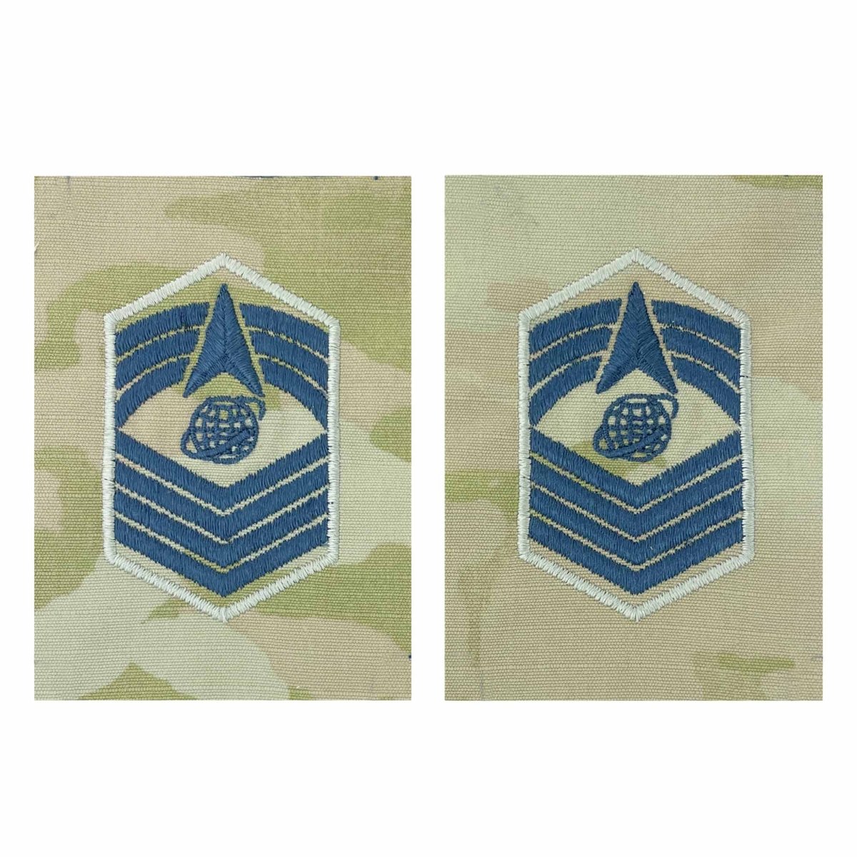 Space Force Rank: Chief Master Sergeant - OCP sew-on NEW - Hooyah Woodworks LLC