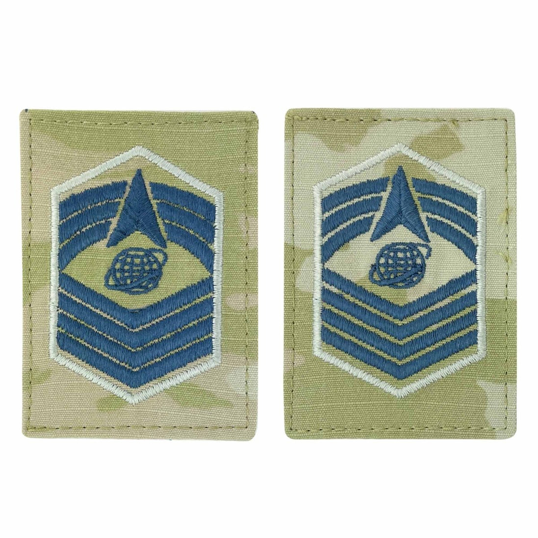 Space Force Rank: Chief Master Sergeant - OCP with Hook NEW - Hooyah Woodworks LLC