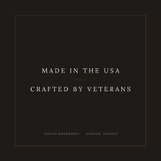 The Commissioned Service Badge - Hooyah Woodworks LLC