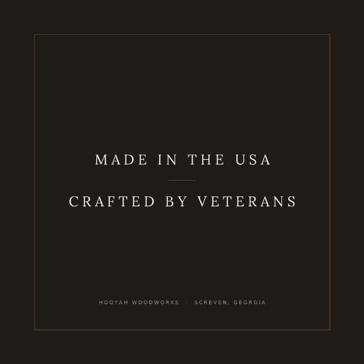 The Commissioned Service Badge - Hooyah Woodworks LLC
