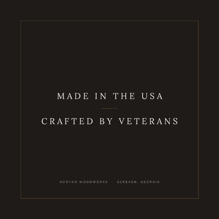 The Commissioned Service Badge - Hooyah Woodworks LLC