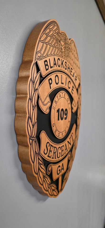 The Service Badge - Hooyah Woodworks LLC