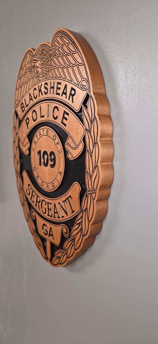 The Service Badge - Hooyah Woodworks LLC