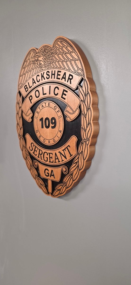 The Service Badge - Hooyah Woodworks LLC