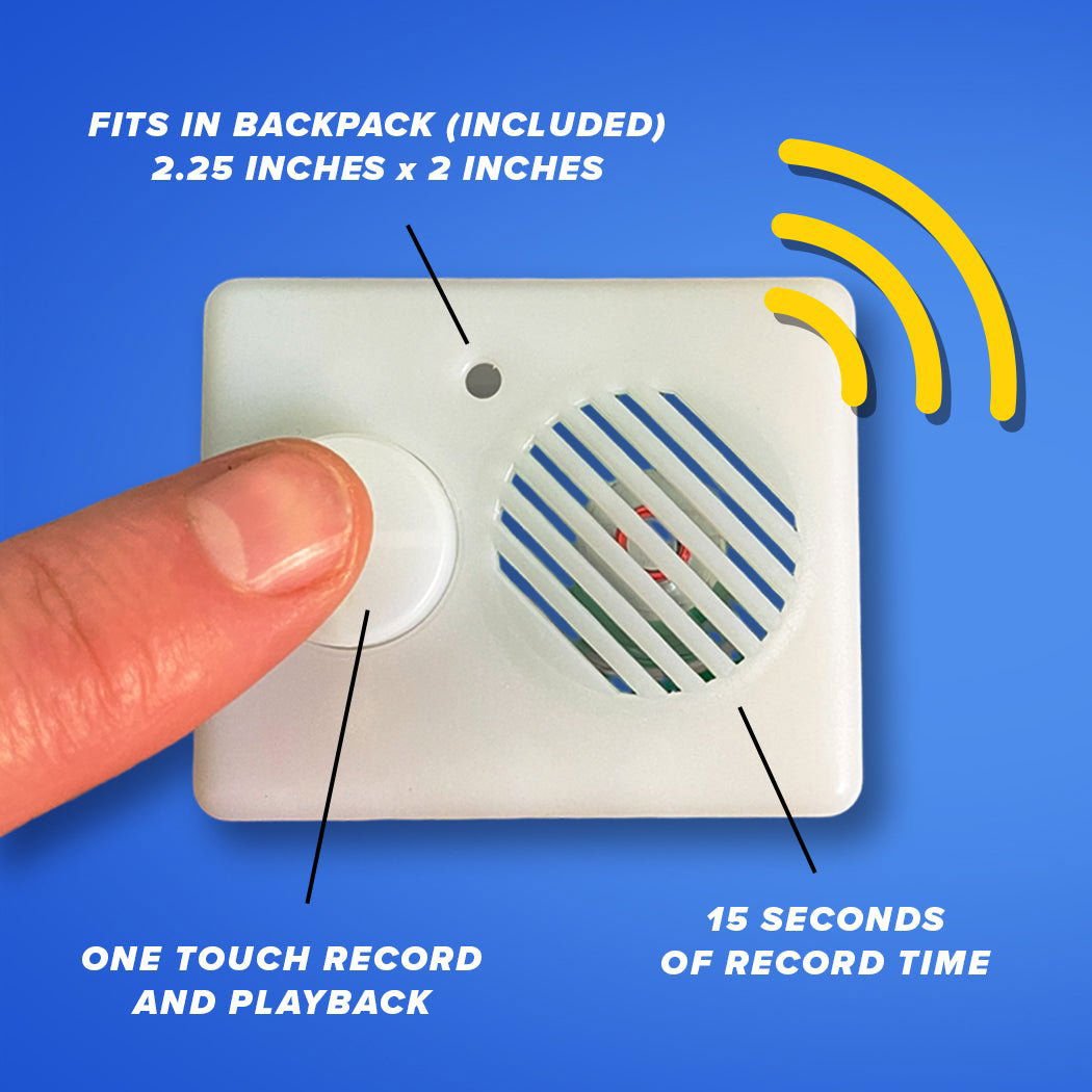 Voice Recorder with Tactical Backpack - Hooyah Woodworks LLC