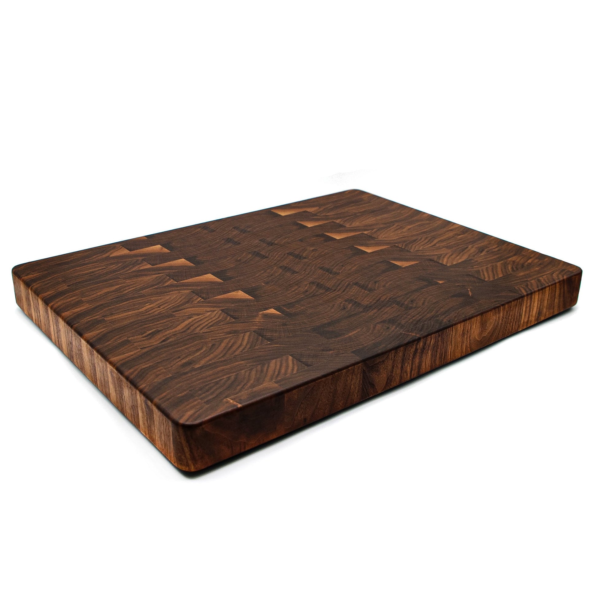 Wedding Gift, Extra Large End Grain Walnut Cutting Board, End Grain Butcher Block with Rubber Feet, Mother's Day, Anniversary Gift, USA Made - Hooyah Woodworks LLC